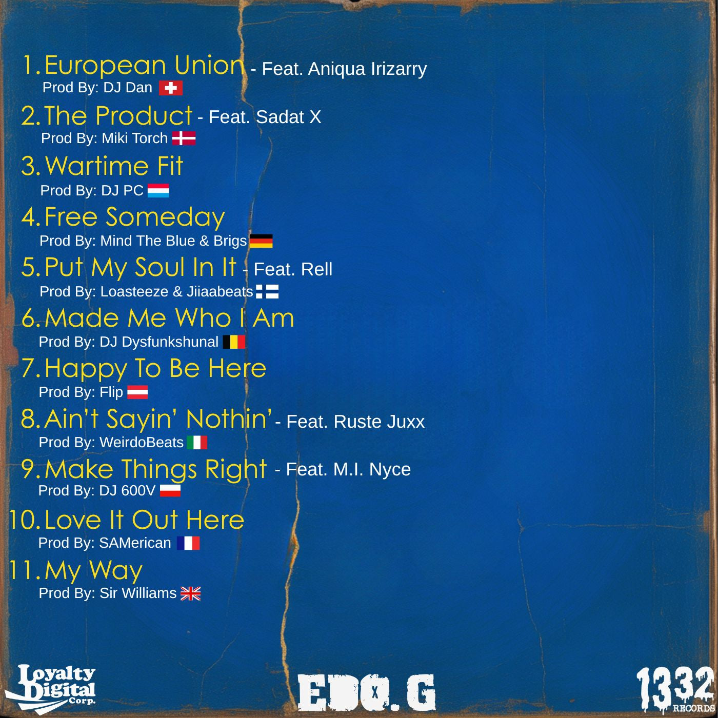 Edo. G x Fokis - European Union Vinyl LP