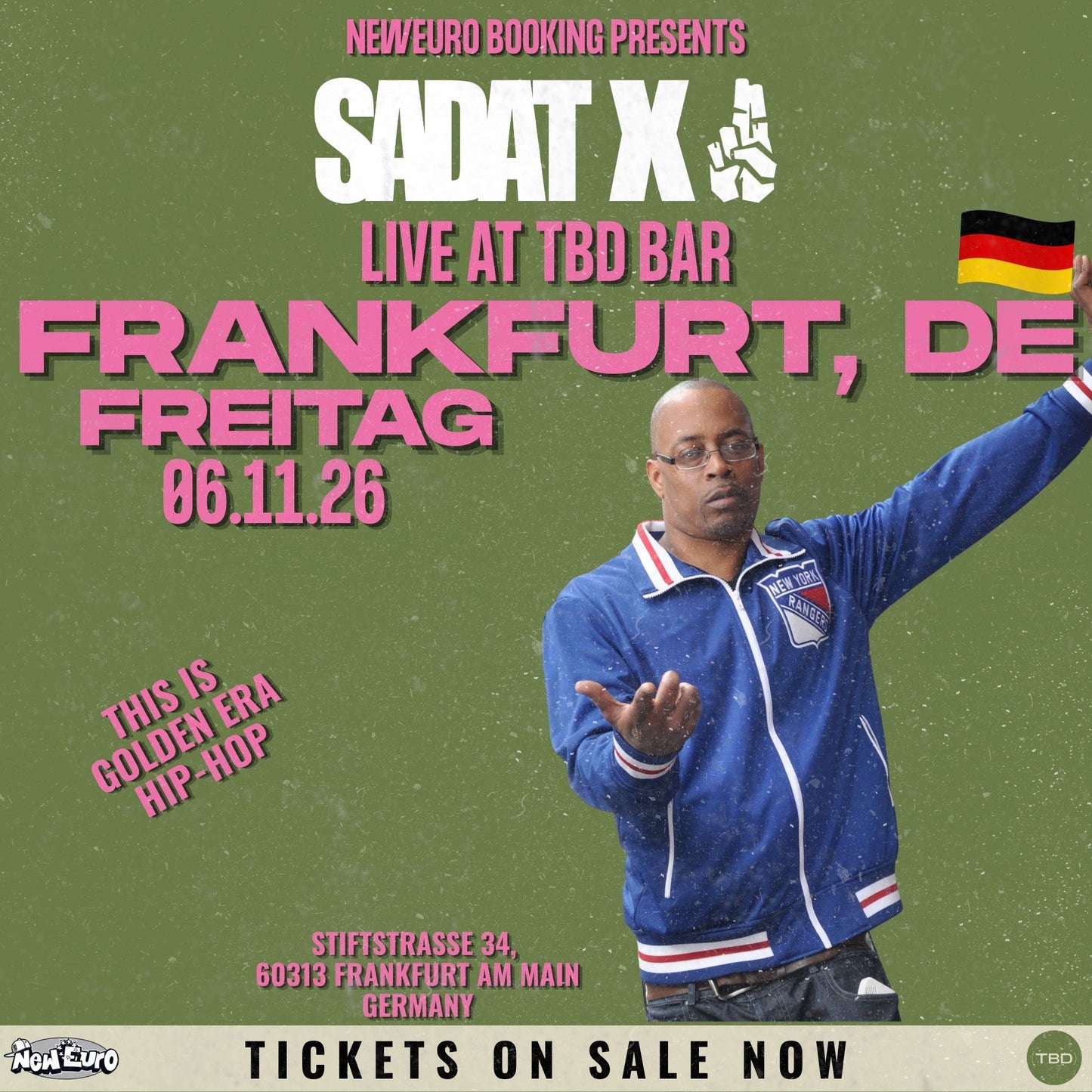 Sadat X — "Never Left" Anniversary Show | November 06, 2026 (Frankfurt, DE)