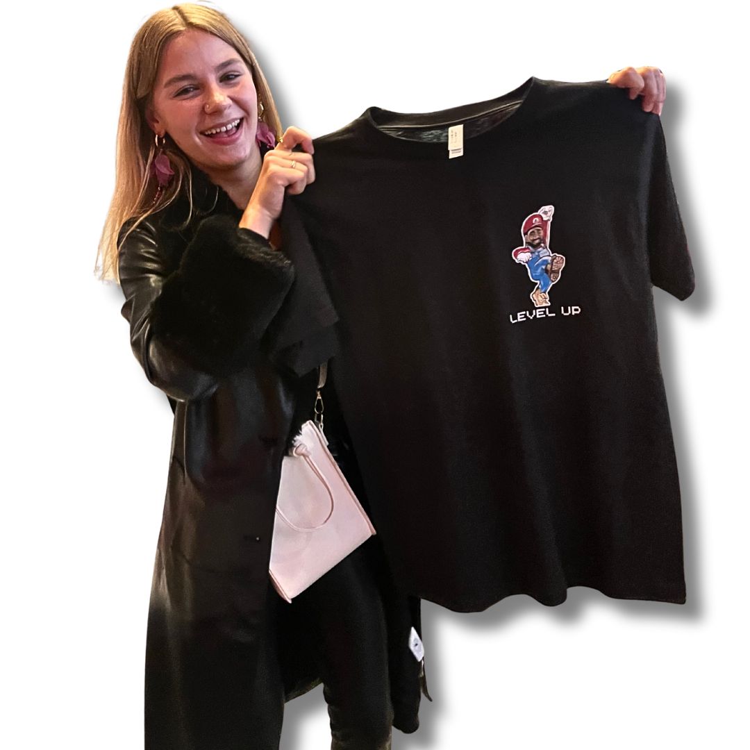 Mario Fokis - "Level Up" T-Shirt (Small Print) + Album