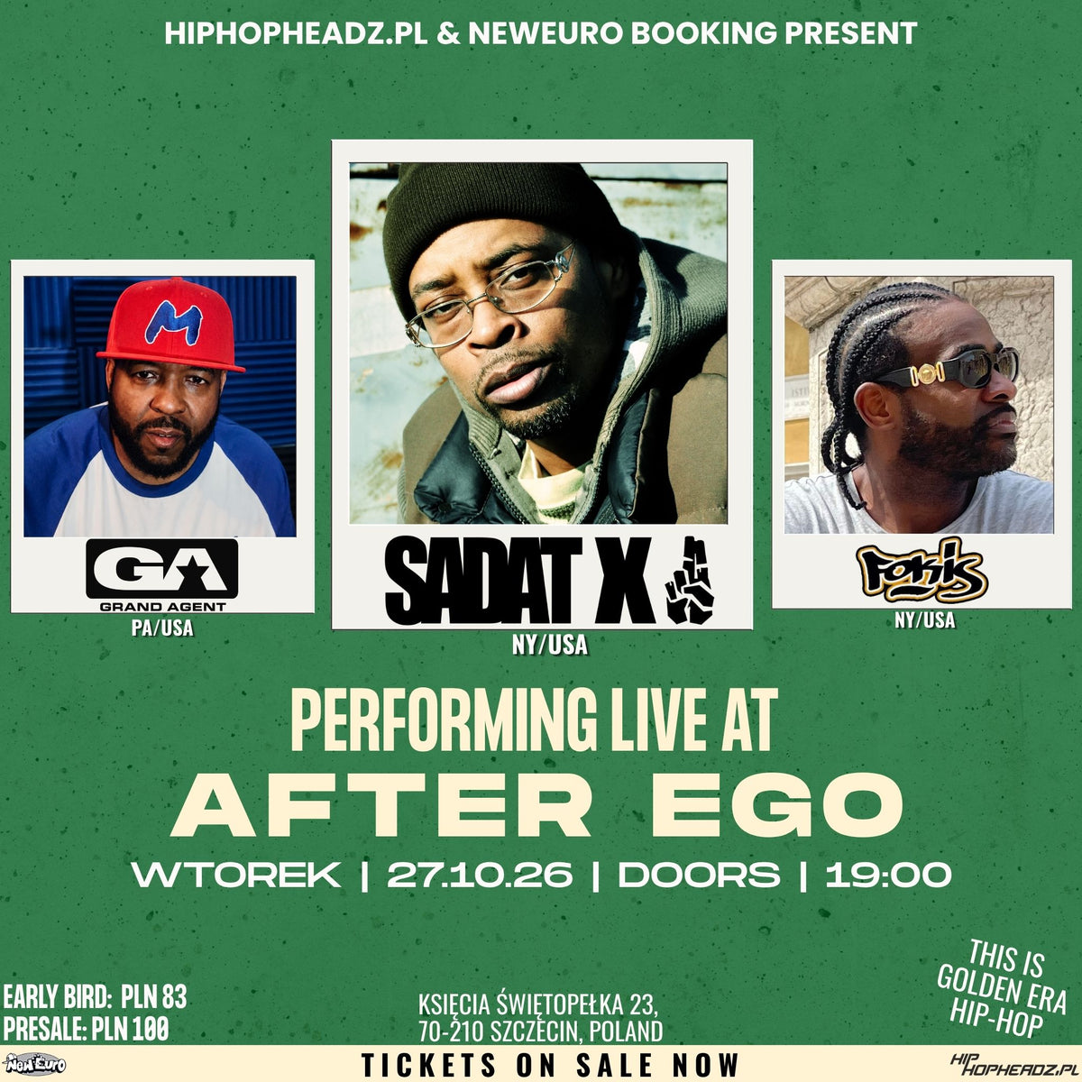 Sadat X — "Never Left" Anniversary Show | October 27, 2026 (Szczecin, PL)