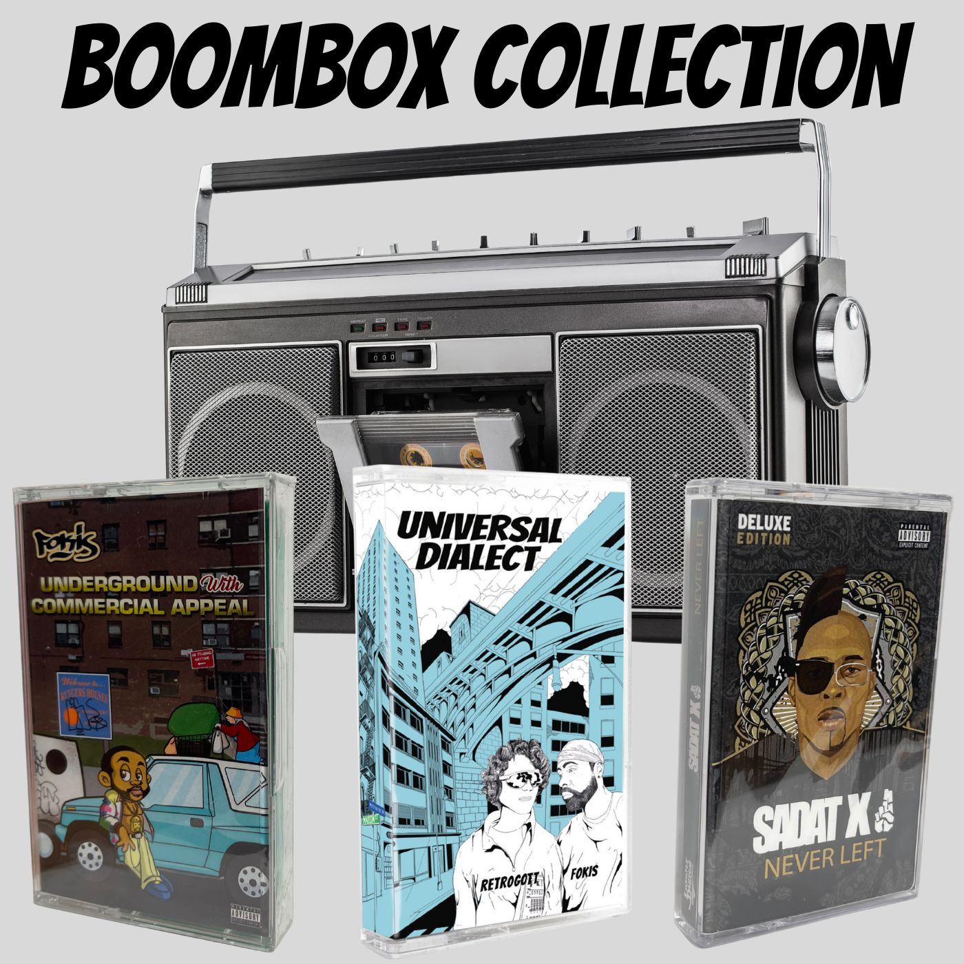 The Boombox Collection - Cassette Tape Bundle