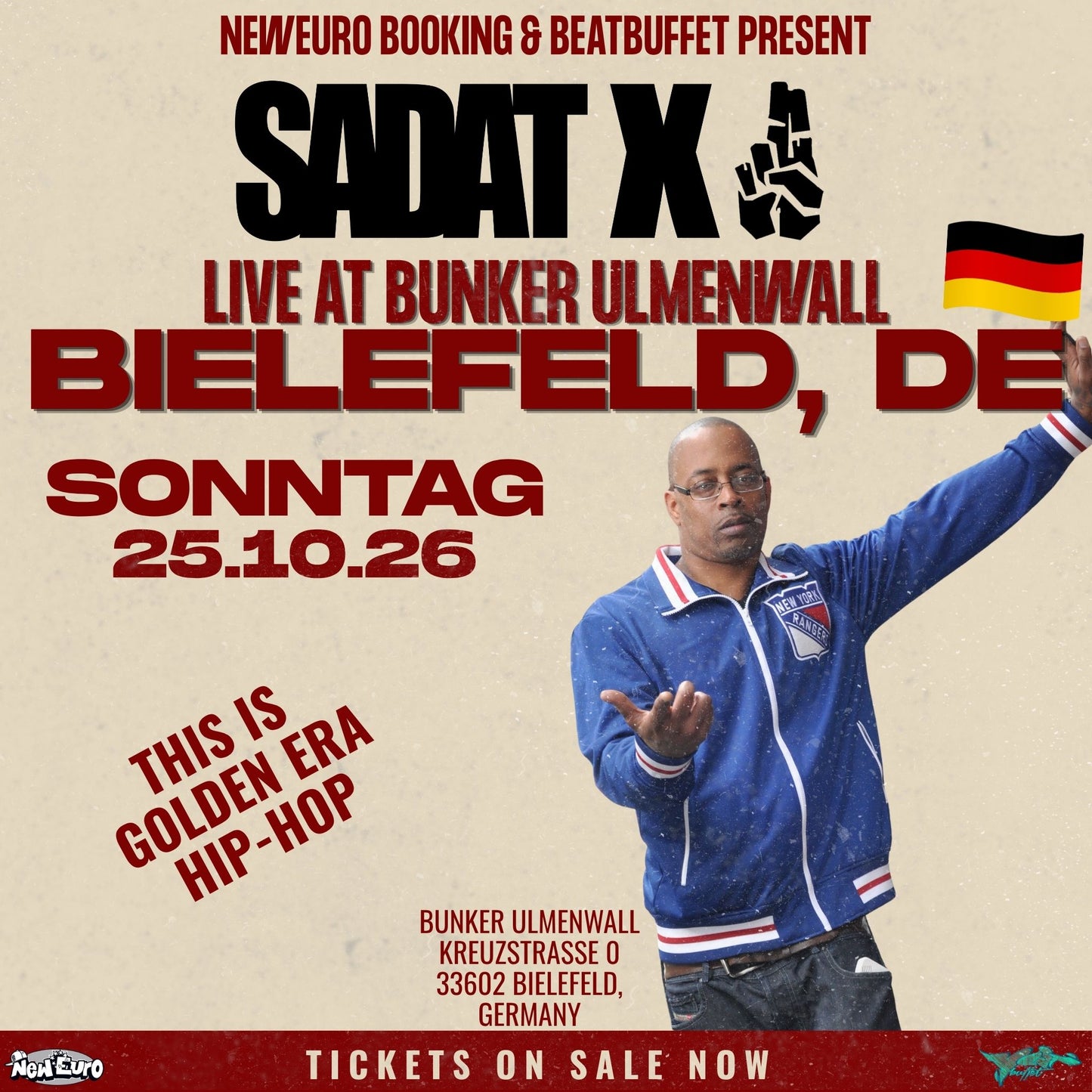 Sadat X — "Never Left" Anniversary Show | October 25, 2026 (Bielefeld, DE)