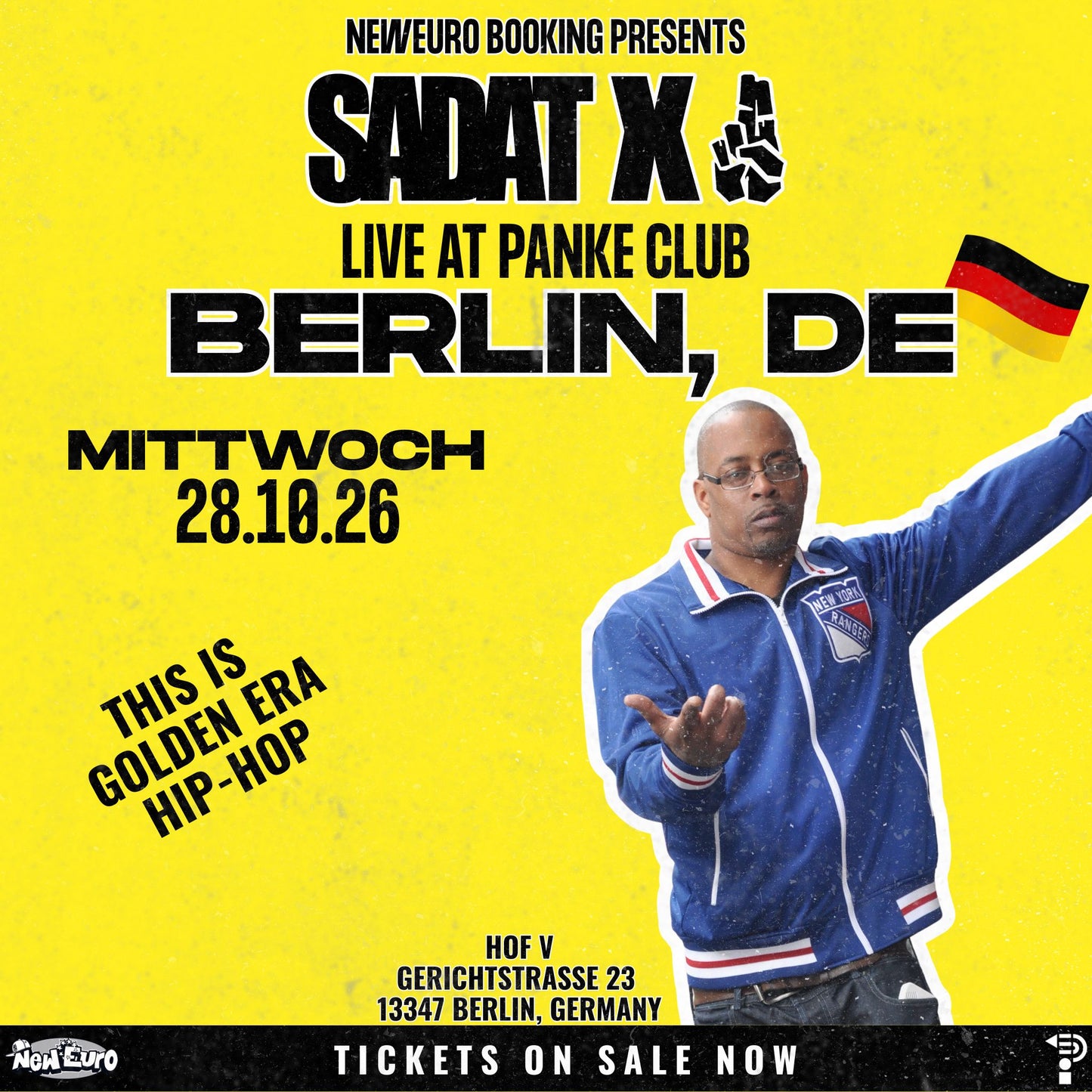 Sadat X — "Never Left" Anniversary Show | October 28, 2026 (Berlin, DE)