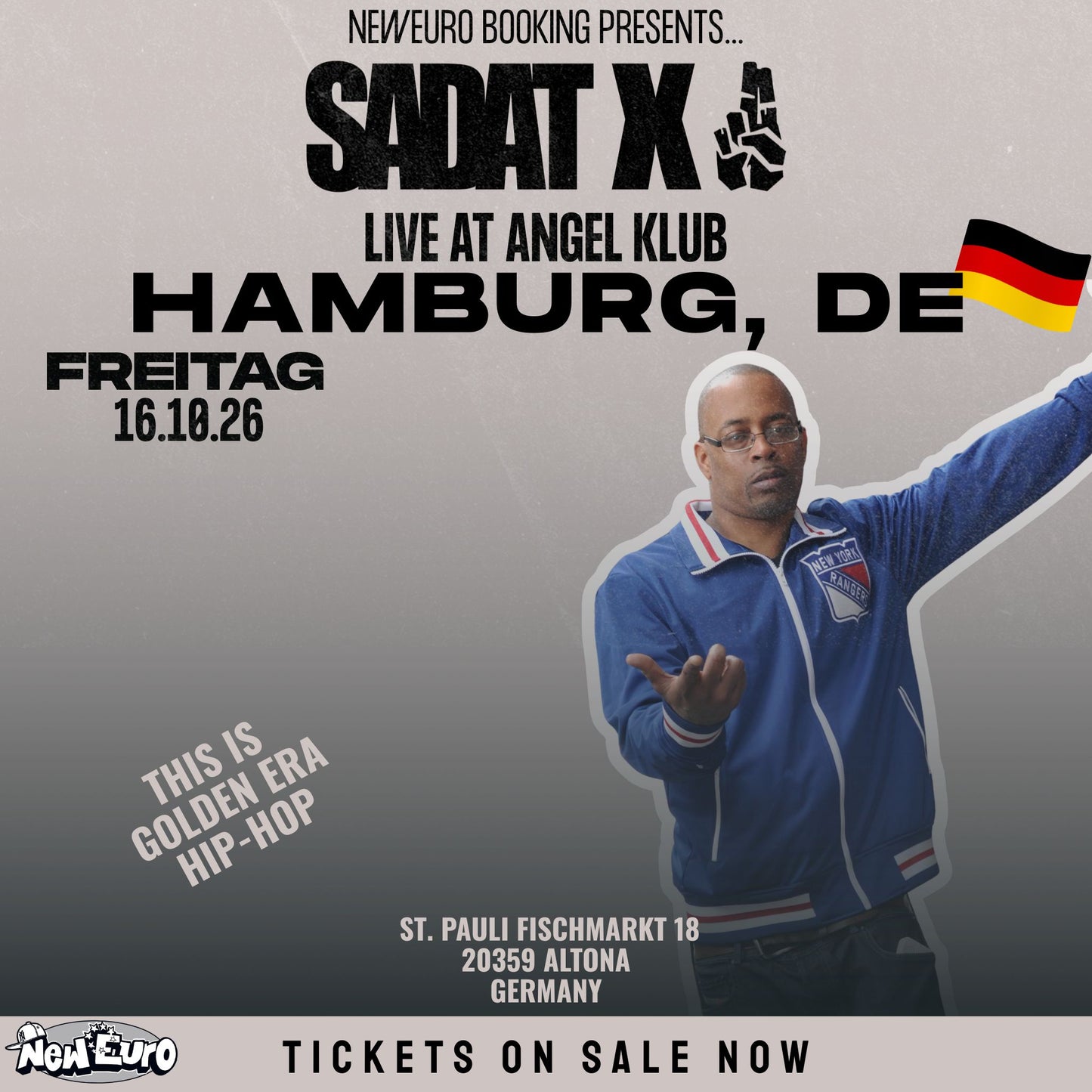 Sadat X — "Never Left" Anniversary Show | October 16, 2026 (Hamburg, DE)