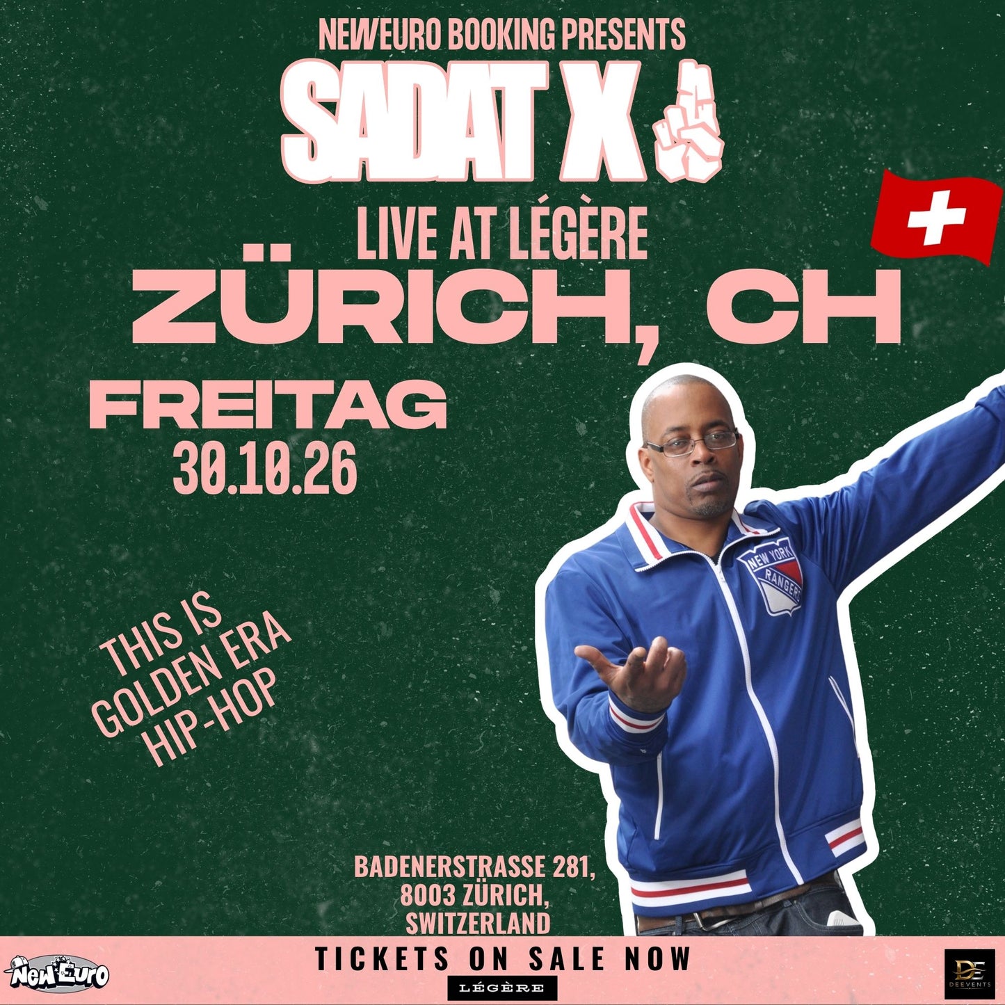 Sadat X — "Never Left" Anniversary Show | October 30, 2026 (Zürich, CH)