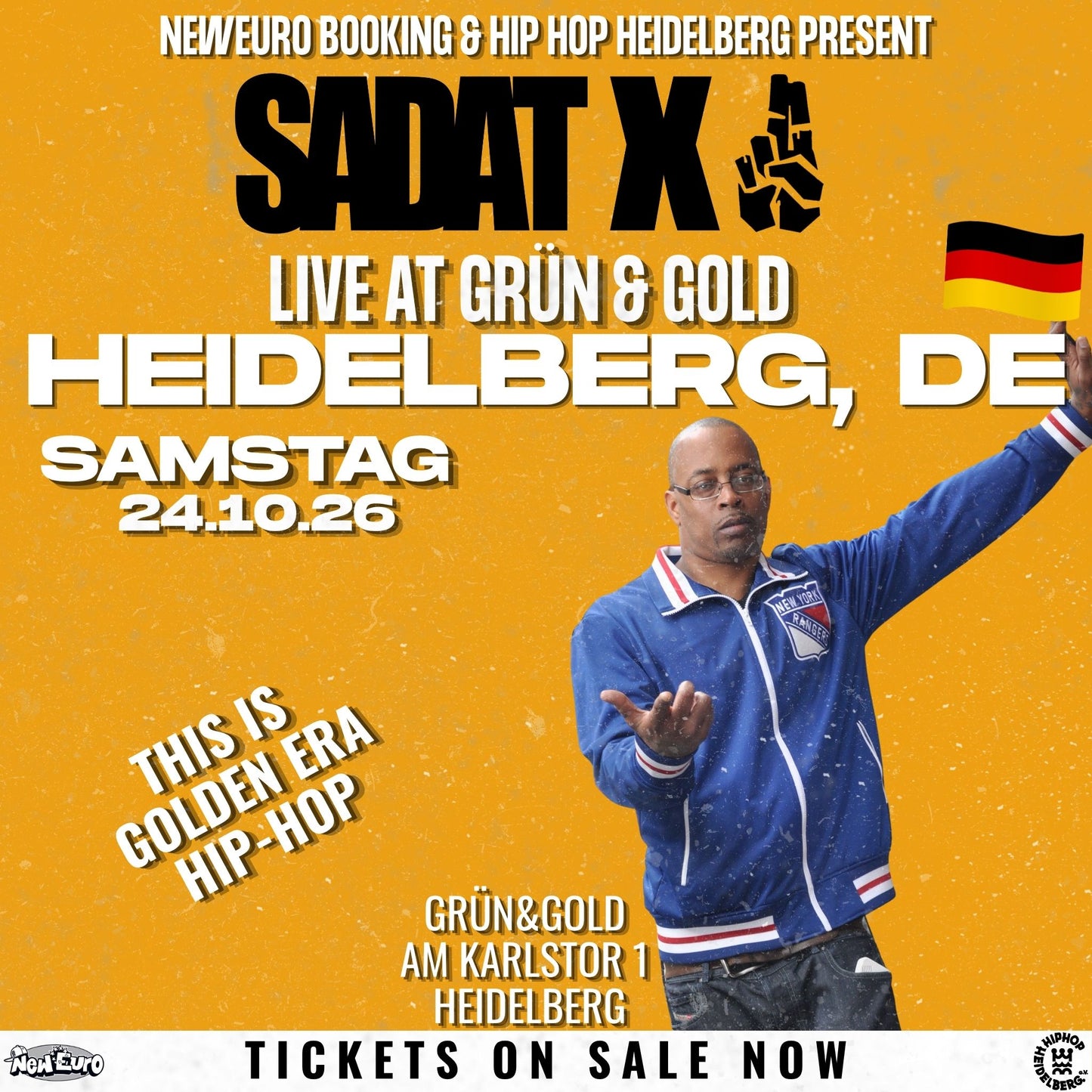 Sadat X — "Never Left" Anniversary Show | October 24, 2026 (Heidelberg, DE)
