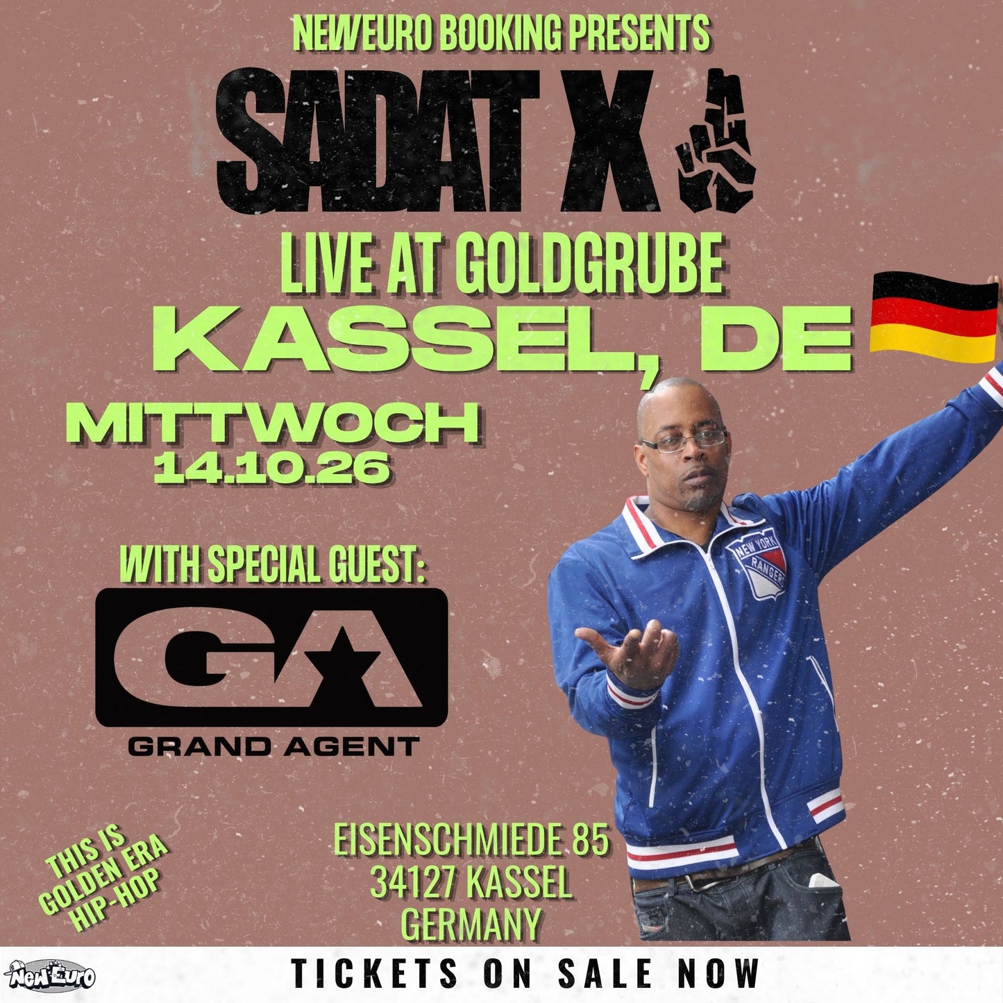 Sadat X — "Never Left" Anniversary Show | October 14, 2026 (Kassel, DE)