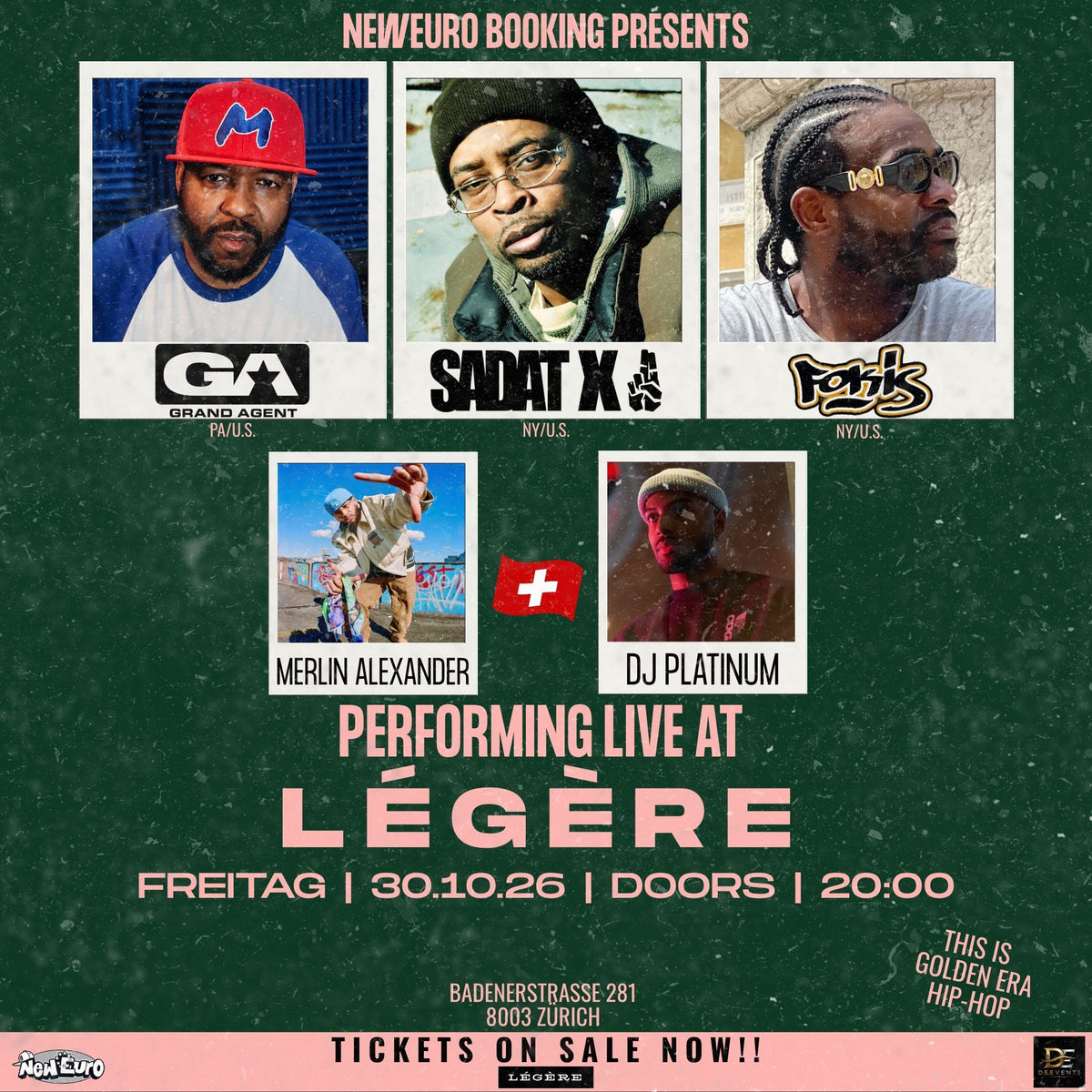 Sadat X — "Never Left" Anniversary Show | October 30, 2026 (Zürich, CH)