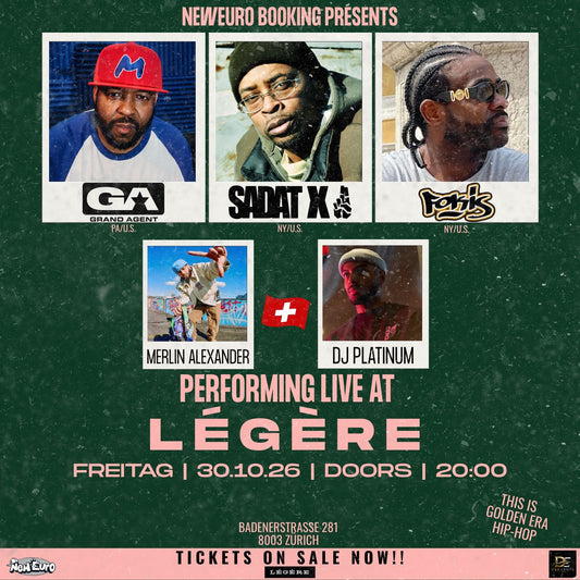 Sadat X — "Never Left" Anniversary Show | October 30, 2026 (Zürich, CH)