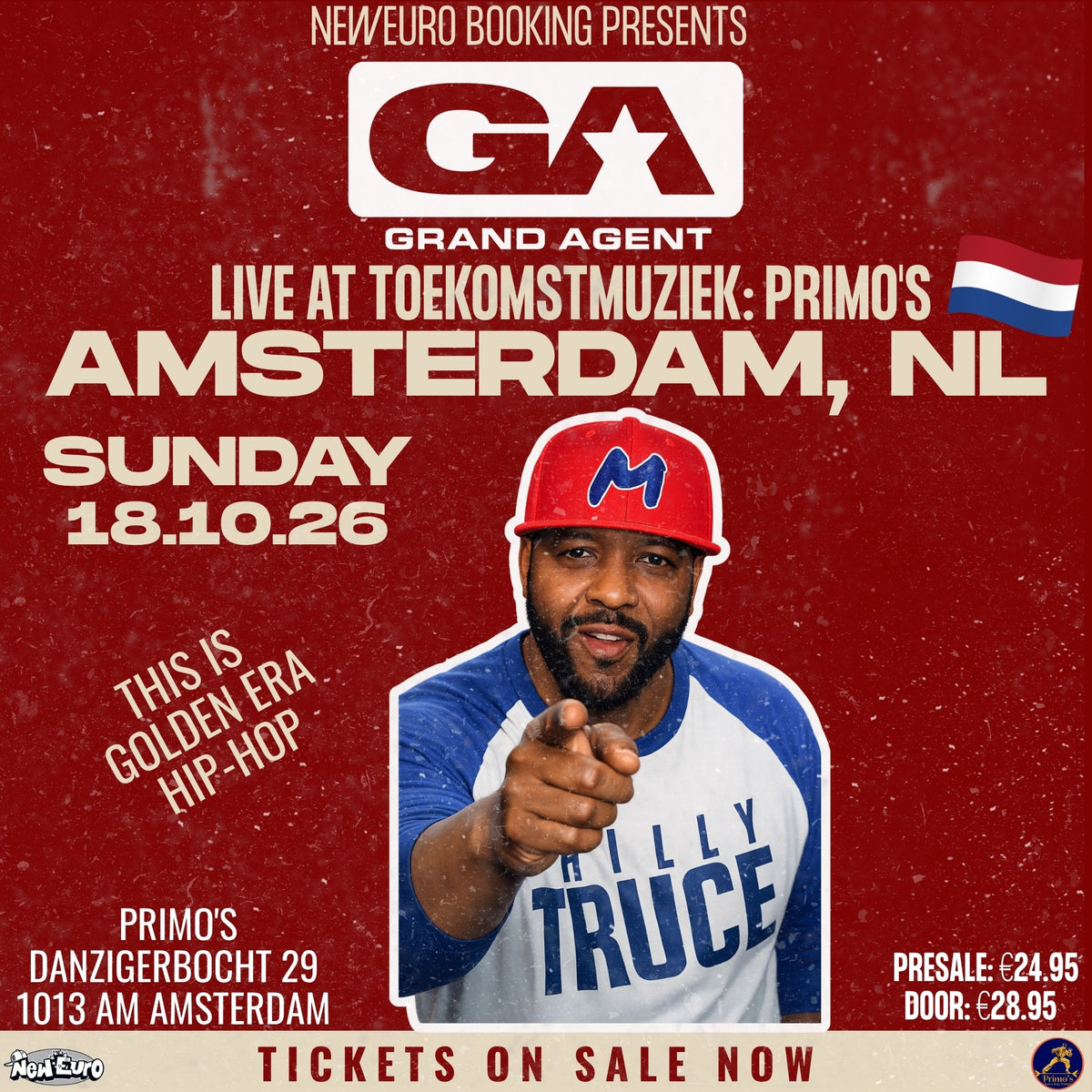 Sadat X — "Never Left" Anniversary Show | October 18, 2026 (Amsterdam, NL)