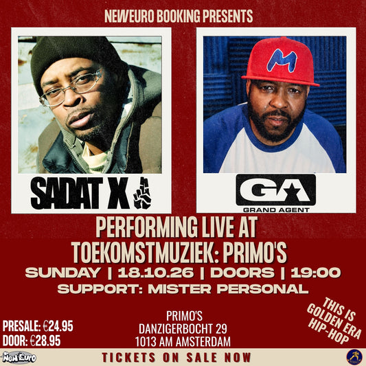Sadat X — "Never Left" Anniversary Show | October 18, 2026 (Amsterdam, NL)