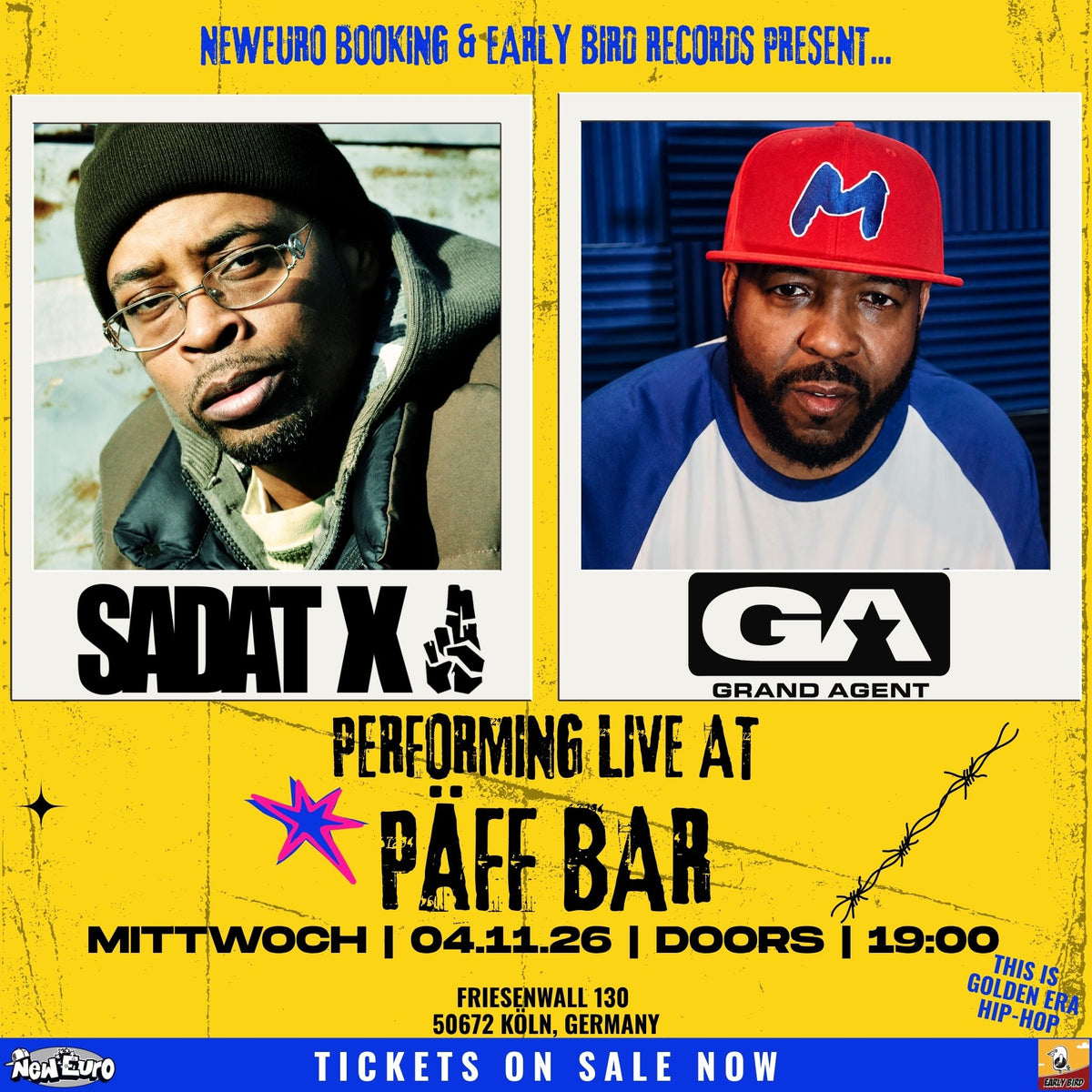 Sadat X — "Never Left" Anniversary Show | November 4, 2026 (Köln, DE)