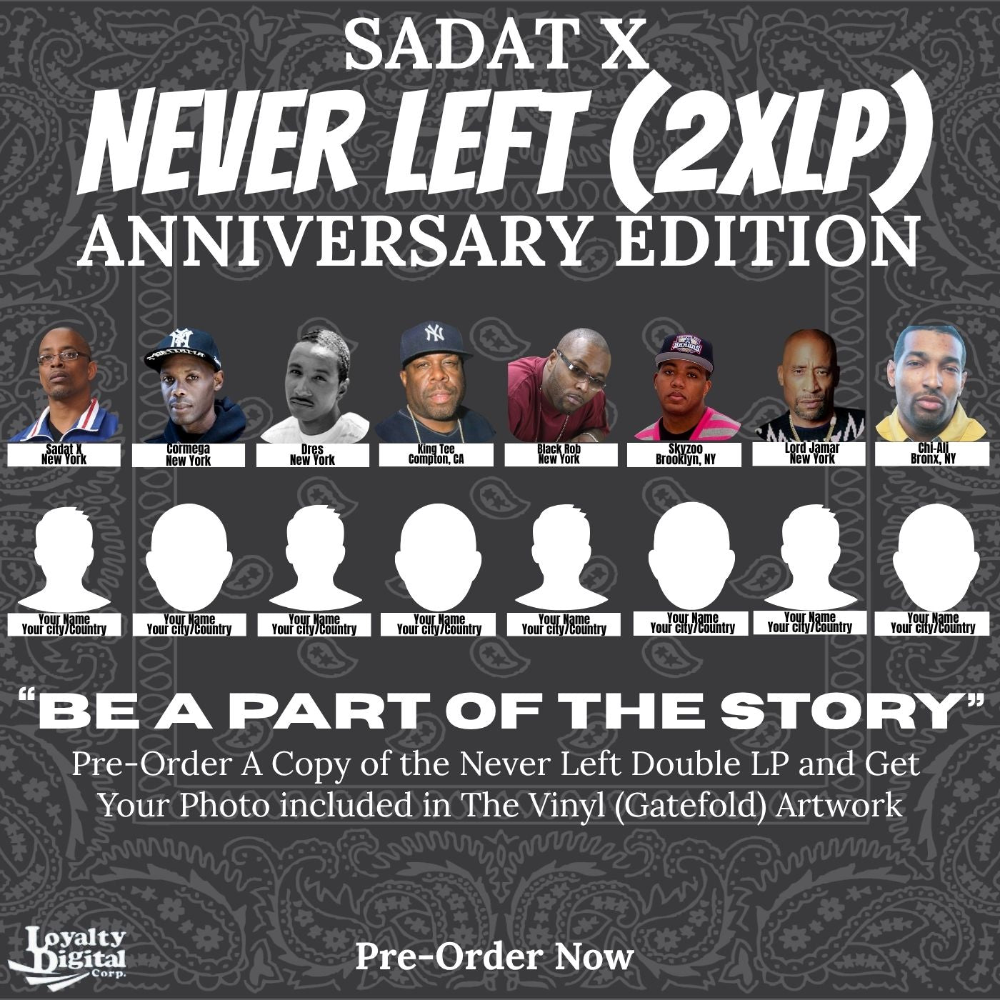 Sadat X - Never Left: Anniversary Edition (2XLP) [V.I.Preorder]
